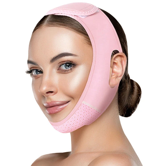 Reusable Face Strap, V Line Mask, Double Chin Reducer, Chin up Patch, Chin Strap, V Shaped Belt, V Shaped Face Mask for Sagging